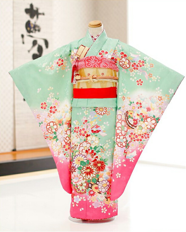 楽天市場】七五三 レンタル 7歳 女の子 j7172 「花うさぎ」ブランド