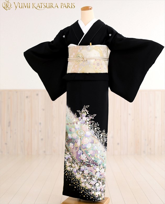■逸品■黒振袖■山本寛斎ブランド■牡丹松竹■正絹振袖フルセット■成人式■振袖一式 □逸品□黒振袖□山本寛斎ブランド□牡丹松竹□正絹振袖フル