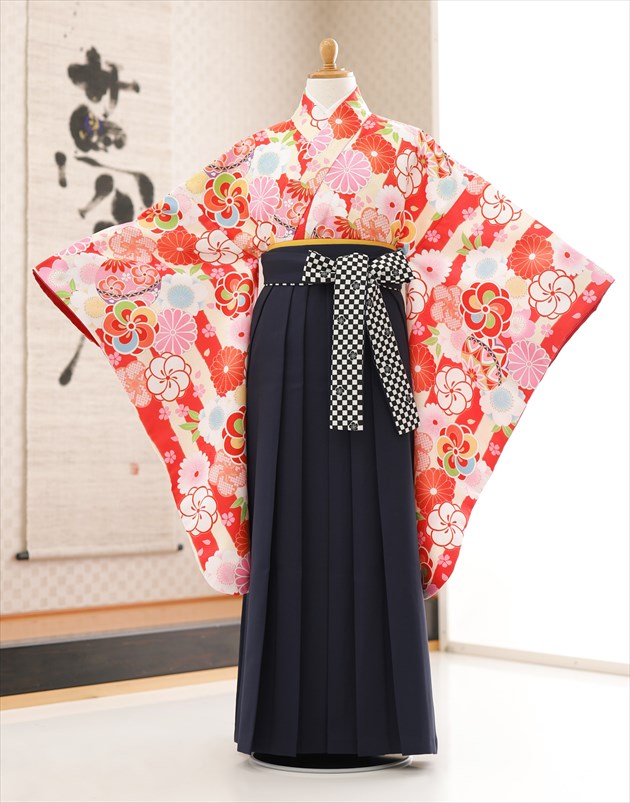 410aj93■十三参り 卒業式 百貨店取扱い初釜 女児 着物■美品 imgrc0077431950.jpg