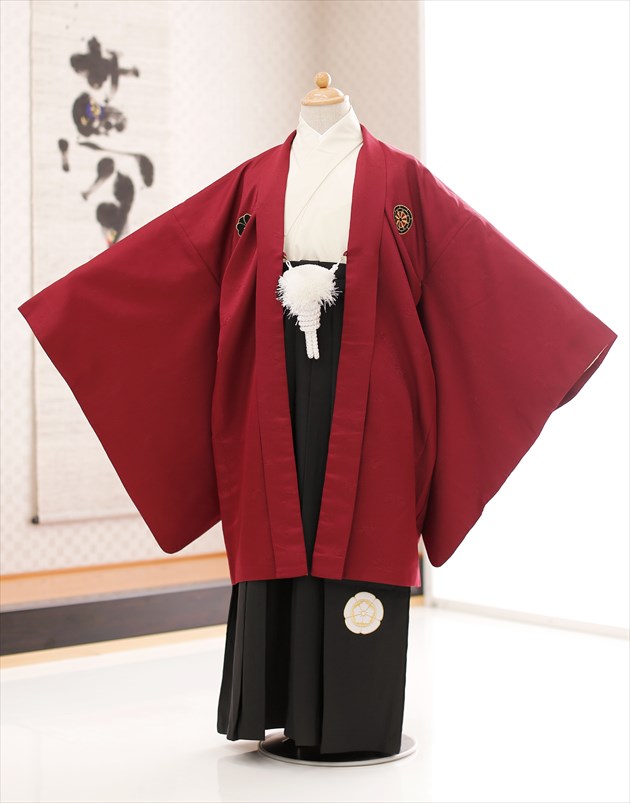 楽天市場】卒業式 袴 レンタル 小学生 男 jmo030【紋付きフルセット