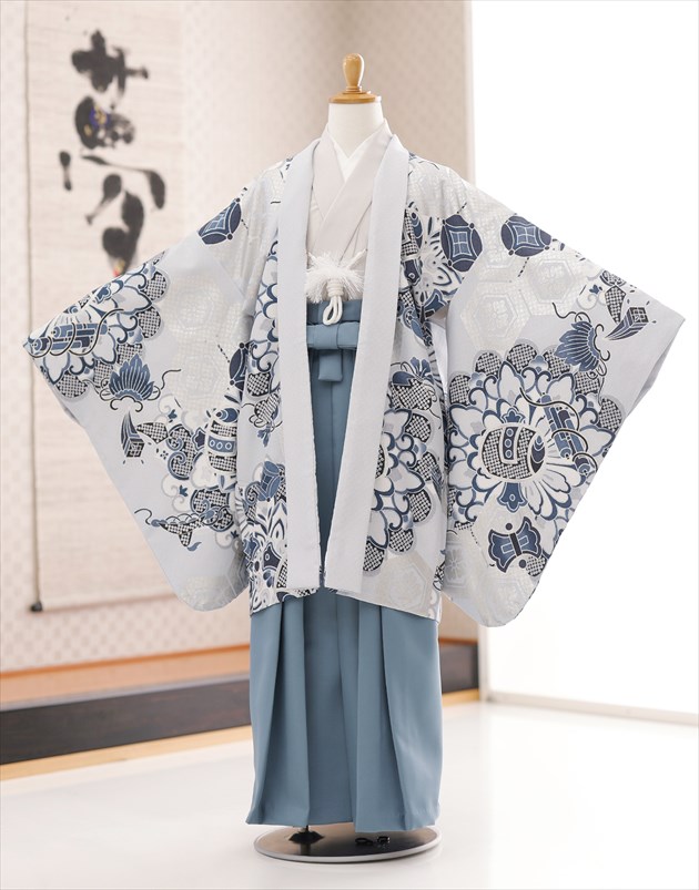 男子着物145ｃｍ※卒業式、七五三、２分の1成人式 楽天市場】10歳 男の子 着物レンタル d1070 小学校 二分の一成人式