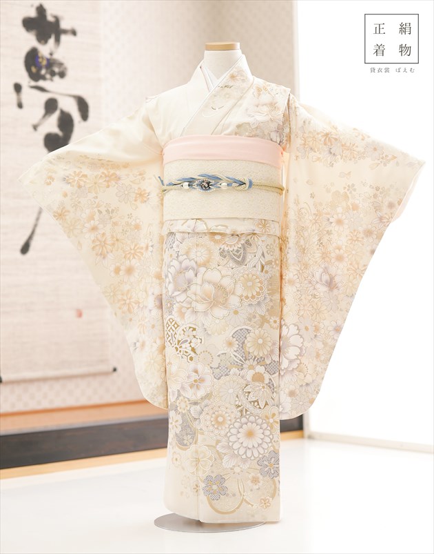 楽天市場】10歳 女の子 正絹 着物レンタル jk1250 絹のお着物 ジュニア