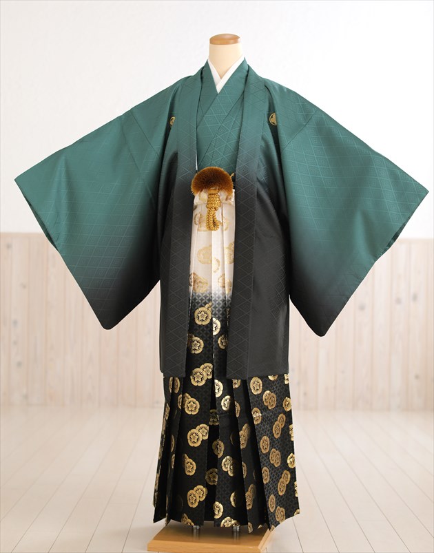 成人式 身長160cm 185cm対応 1月上旬の成人式 正月イベント用22 袴レンタル二十歳成人式成人式レンタルmo085s 人気のぼかし紋付袴 人気男性着物レンタルメンズ男紋付袴フルセット羽織袴かっこいい