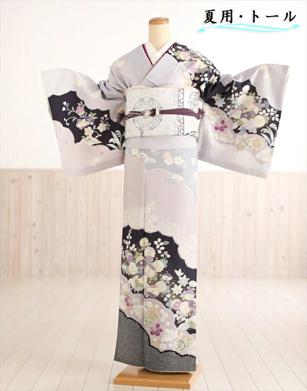 着物セット 再再販 イベント お宮参り 結婚式 単 着物レンタル フルセット 166cm 173cm対応 夏用 高身長 Sh1125 訪問着レンタル トールサイズ 単衣 Kimono ジャパンスタイル 紫に慶び麗華 レンタル Houmongi 母親 母 ママ 涼しい ９月 ８月 ７月 ６月 夏 サマー