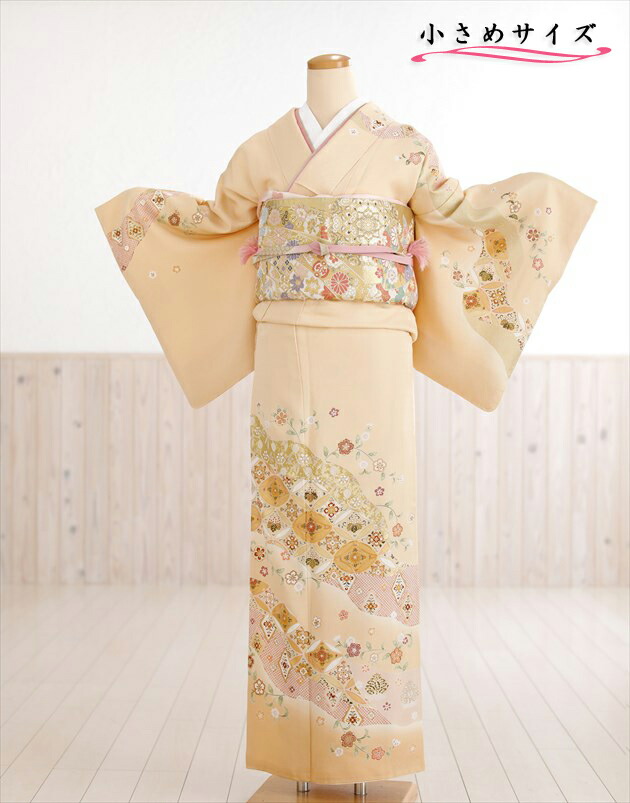 裄６５ｃｍ　七五三・お宮参り・入学園式にも…♪　新品の‟ほめられ”訪問着です 楽天市場】訪問着レンタル 卒業式 hw1635 着物レンタル 母 入学式 結婚