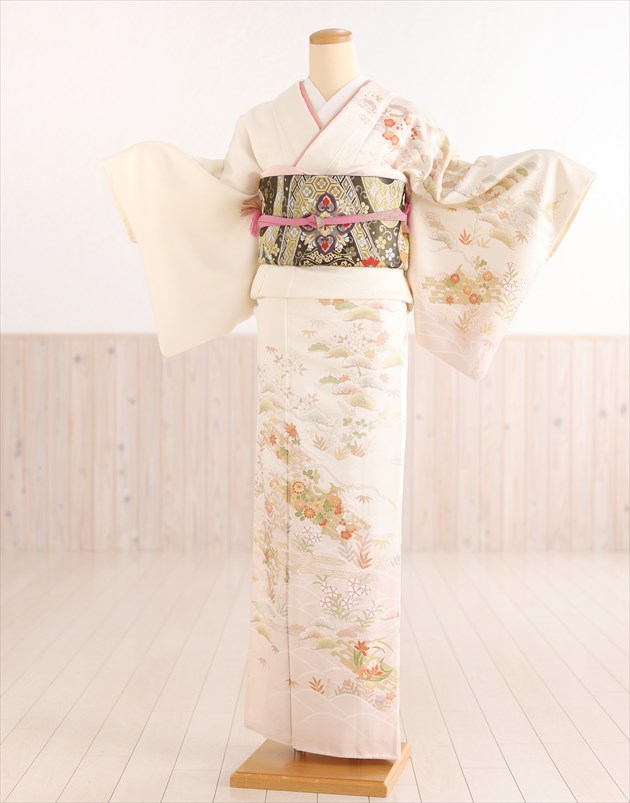 着物セット 18 Off 結婚式 入学式 母 着物レンタル Hw1442 卒業式 訪問着レンタル 七五三 クリーム ピンク吉祥彩り慶松花 レンタル Houmongi おしゃれ お茶会 高級 人気 21 訪問着フルセット Kimono 母親 正絹 卒園式 753 お宮参り ママ