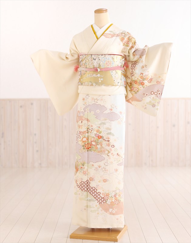 短い訪問着賃借 卒式 hw1445 御召しもの賃借 母 はいり込む式 華燭の典 七五三 おっ母さん お宮参り 753 卒園式 正絹 母ちゃん kimono 短い訪問着フルセット 2022 一般受け 御前上等 茶の葉会 今めかしい houmongi 「皮膚軟化剤霞ぼかし吉祥慶彩花」【賃借】