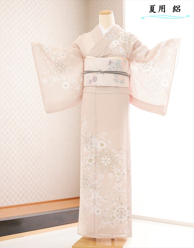 D370 夏着物　訪問着　紗　波刺繍　群鶴　正絹　未使用極美品 D370 夏着物 訪問着 紗 波刺繍 群鶴 正絹 未使用極美品 - メルカリ