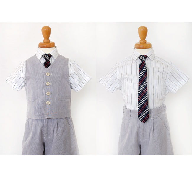 楽天市場 レンタル 男の子 スーツ フォーマル 子供スーツレンタル 靴セット 夏用男児ベストスーツ Bss21 グレー 半そで 半ズボン 男子 男の子 半袖 90 95 100 110 1 130 キッズ こども 結婚式 七五三 写真撮影 発表会 コンクール B06 送料無料