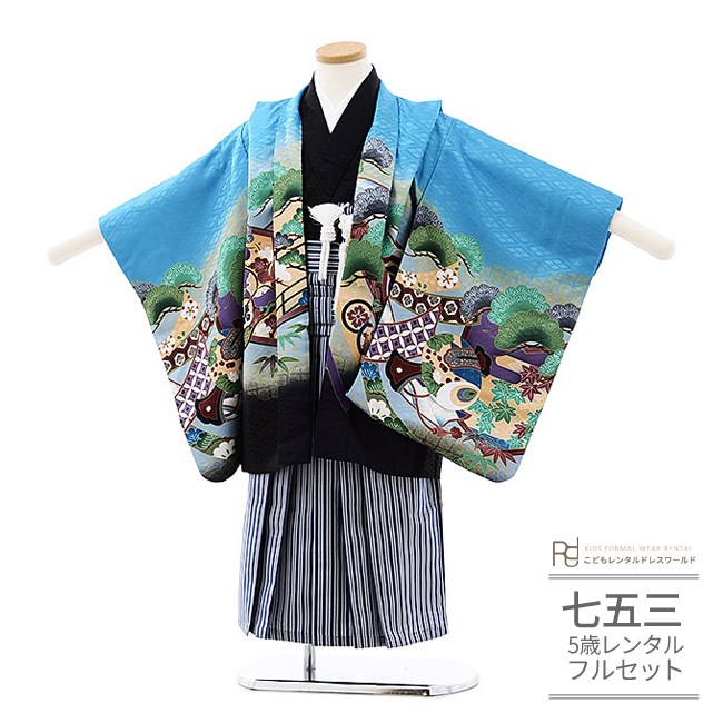 七五三　3歳　男の子　着物　セット　（簡単に着せられます） チャックを上げるだけ、ワンタッチ簡単着付けの3歳男の子七五三