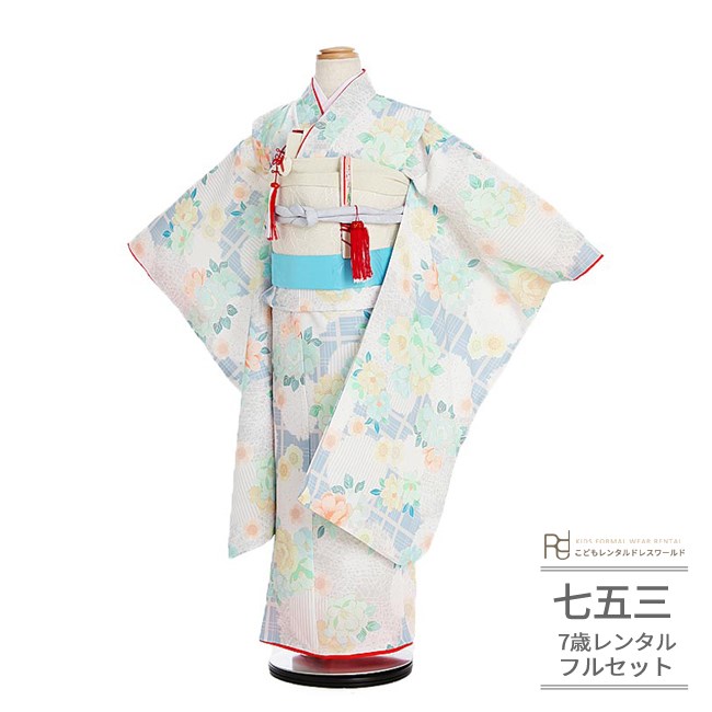 楽天市場】七五三 着物 7歳 フルセット レンタル 753 7歳女の子