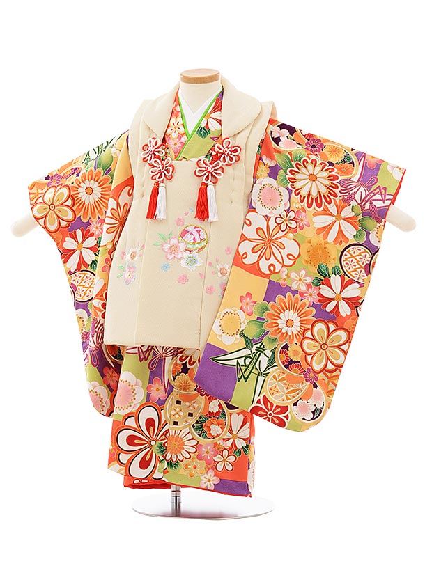 保存版 七五三 3歳女の子被布 00 アイボリー 紫 ちりめん刺繍 新品足袋プレゼント 送料無料 Www Tonna Com 保存版 七五三 3歳女の子被布 00 アイボリー 紫 ちりめん刺繍 新品足袋プレゼント 送料無料 Www Tonna Com