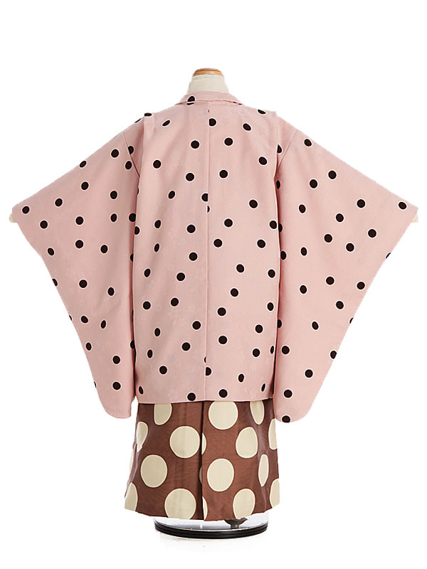 最大54 Offクーポン 七五三 5歳 6歳 男の子 羽織袴 0184 ぷちぷりスイートドット ピンク 黒 水玉 モダン シンプル 新品足袋プレゼント 送料無料 Cmdb Md