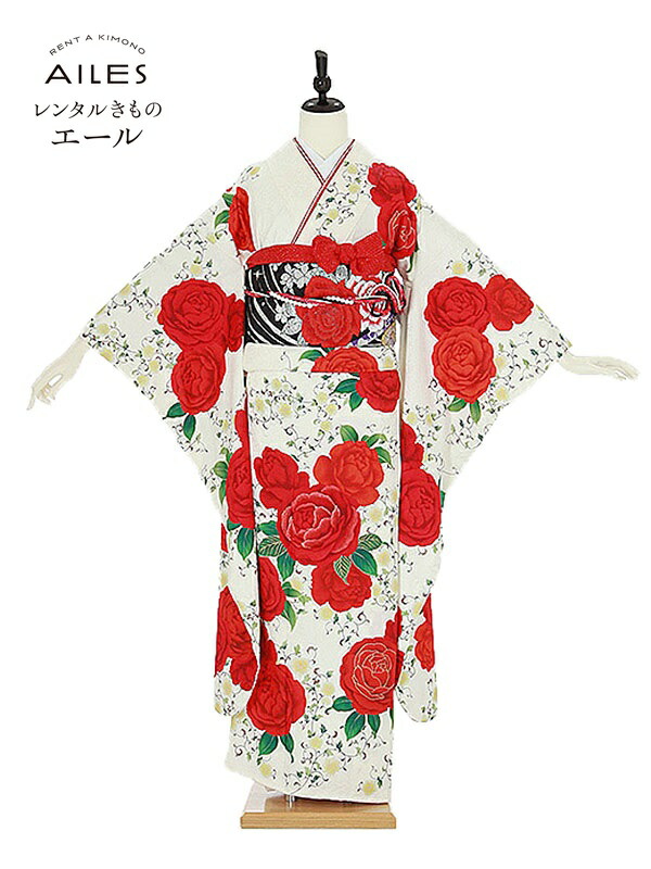 成人式 振袖 レンタル レンタル 振袖レンタル フルセット 成人式 Ac0124 白地 バラ 成人式 振袖 かわいい 人気 貸衣装ふりそで 人気ブランド Sweet Angel 女性和服 振袖 レンタル 人気 草履 バック Furisode 着物 新品足袋プレゼント 往復送料無料 Yazamcoit Co Il
