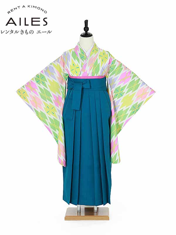 【レンタル】ジュニア小学校卒業袴レンタルAR0018 ジュニア卒業式 小学生 卒業式 袴女の子 小学校 卒業袴 レンタル 卒業式 レンタル袴 小学校 卒業式 着物【往復送料無料】148cm~153cm|レンタルきもの エール