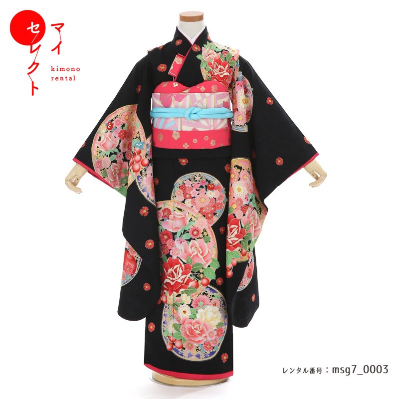 【レンタル】 七五三 身長110cm~125cm 着物レンタル 7歳 女の子 msg7_0003 Mezzo Piano レトロ 草履 バッグ 衣装 レンタル着物 おしゃれ モダン 貸衣装 古典 753着物 メゾピアノ 七歳 子供 七五三レンタル 子ども 753 七五三着物 七草祝い 六歳 八歳|レンタル衣裳 マイセレクト