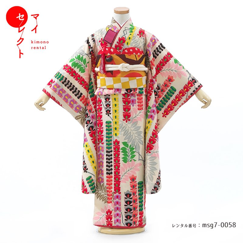 着物　七五三 110cm 七五三|7歳女児|対応身長:110~123cm|乙葉|#E-7-045｜全国宅配可