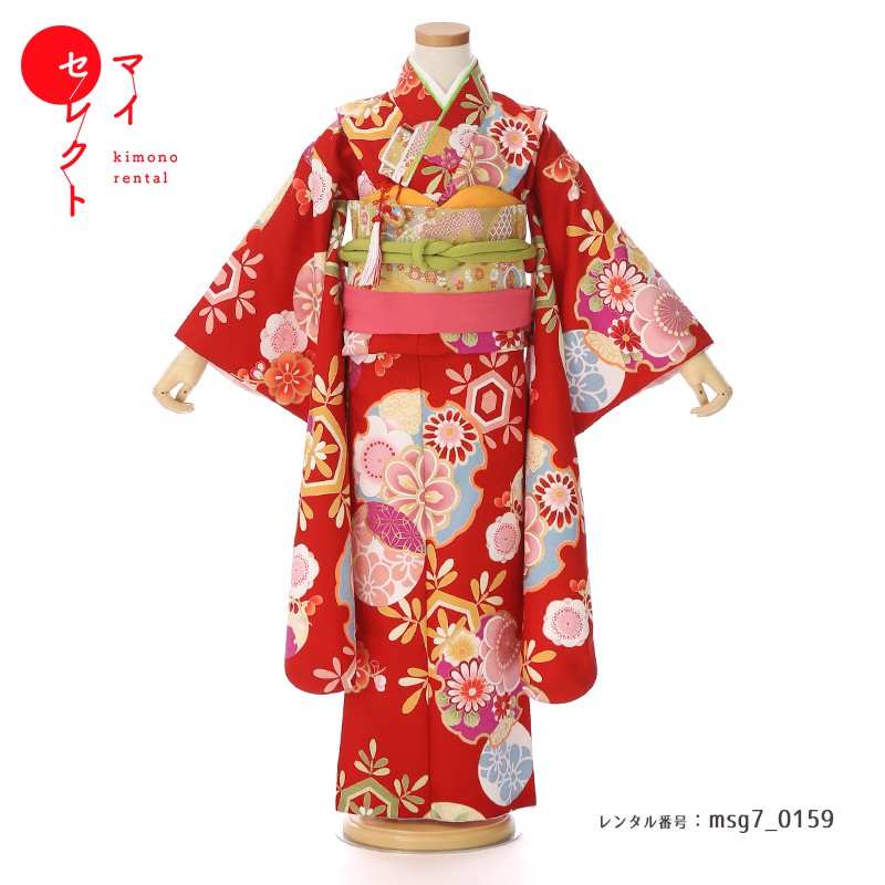 楽天市場】【レンタル】 七五三 身長110cm〜125cm 着物レンタル 7歳