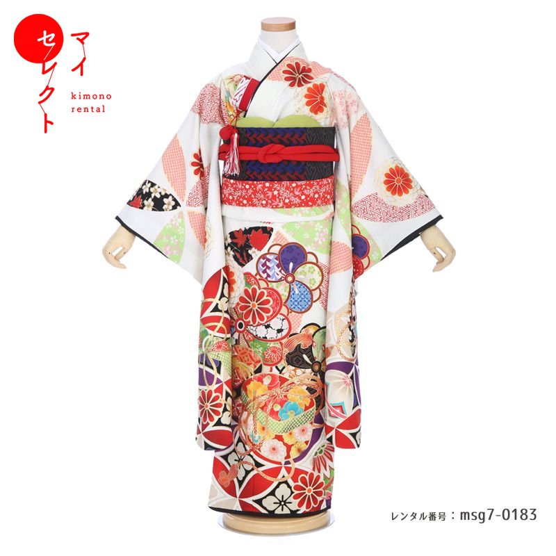 【レンタル】 七五三 身長110cm~125cm 着物 レンタル 7歳 女の子 msg7_0183 HAIBARA レトロ 着物レンタル 草履 バッグ 衣装 レンタル着物 髪飾り モダン 貸衣装 古典 753着物 七歳 子供 七五三レンタル 子ども 753 七五三着物 七草祝い 6歳 8歳|レンタル衣裳 マイセレクト