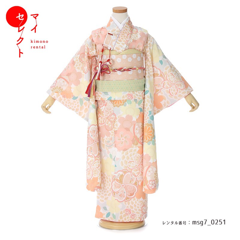 楽天市場】【レンタル】 身長110cm〜125cm 着物レンタル 七五三 7歳