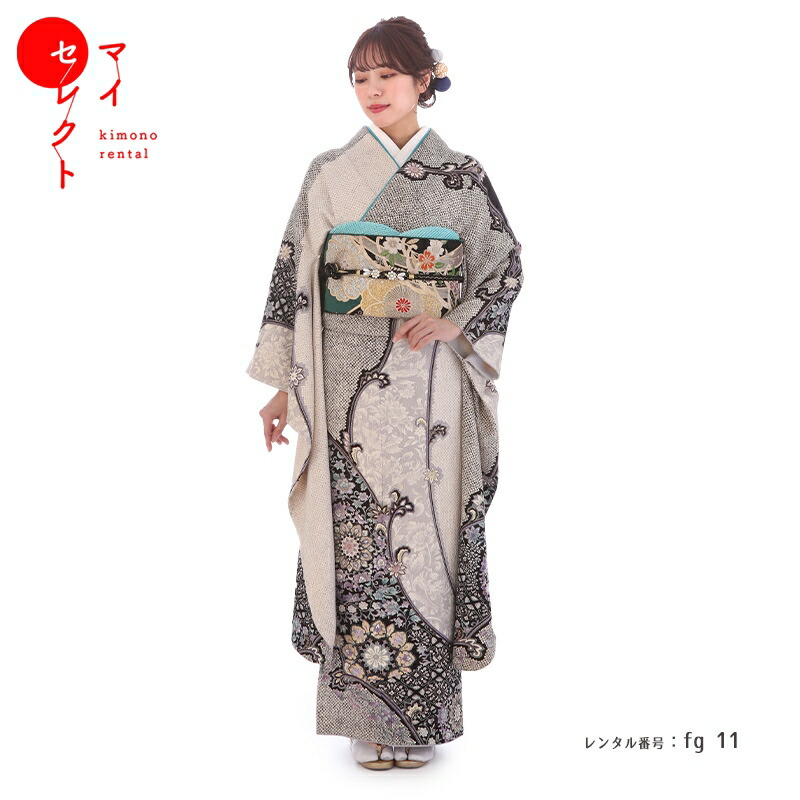 楽天市場】【Vcinq】セミオーダー 振袖 レンタル 成人式 フルセット