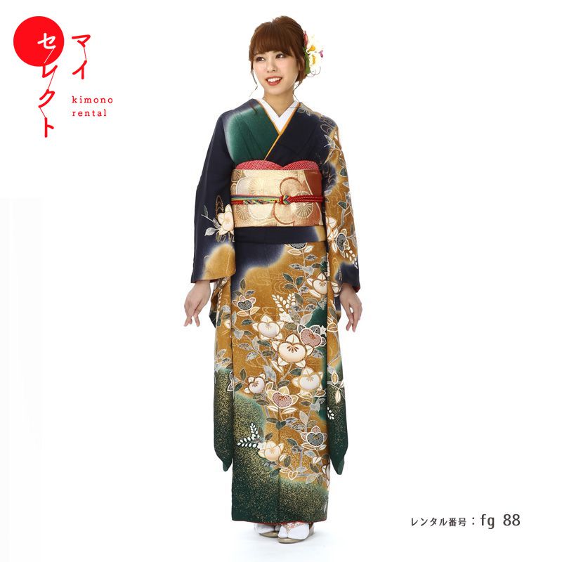 楽天市場】成人式振袖レンタル fg_267 吉澤友禅 吾妻徳穂 踊りの