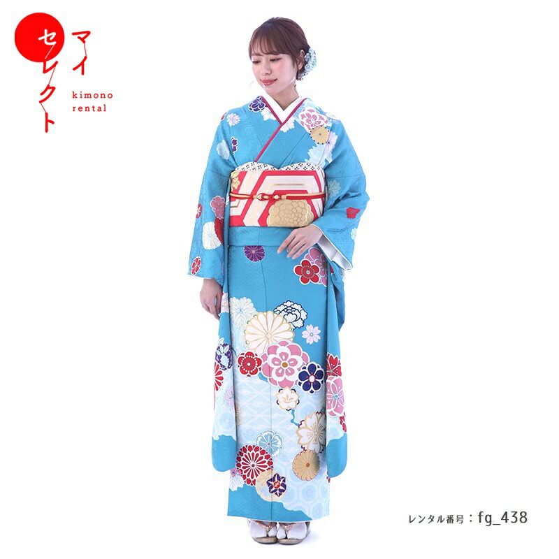 振袖 レンタル fg_438：フルセット レンタル着物 振袖レンタル 貸衣装 セット バッグ 草履 結婚式 振り袖 往復送料無料 | 礼装用 ショール 草履バッグセット 成人式 バック ぞうり 着物 振り袖レンタル 卒業式 着物レンタル 代引手数料無料【レンタル】 45,480円