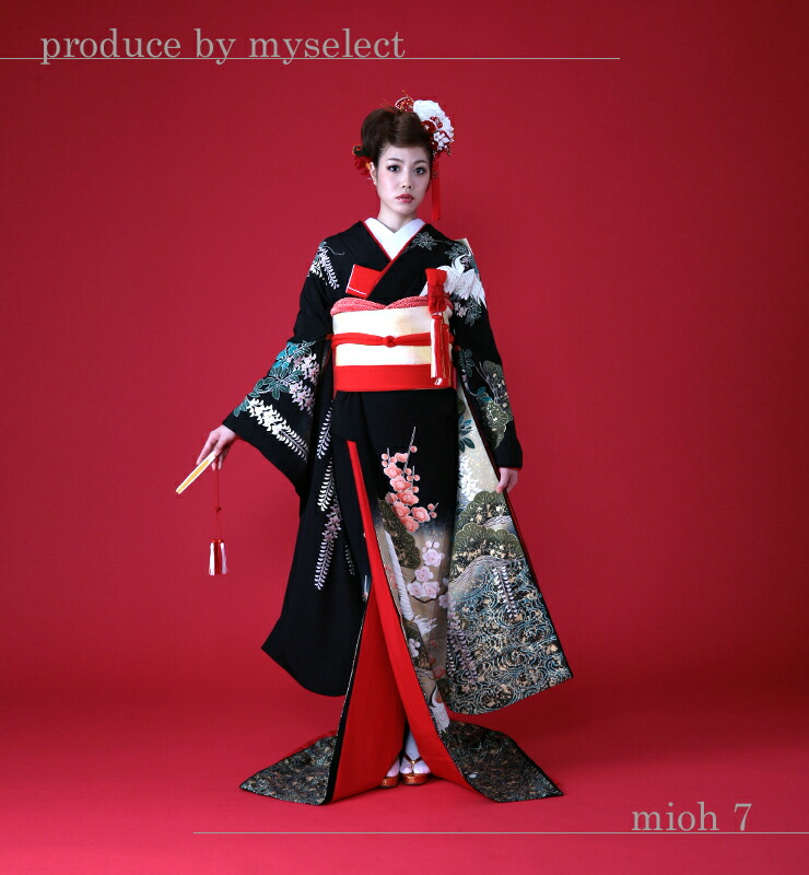 引き振袖レンタル mioh_7 結婚式 神前式 高級 フルセット 往復送料無料