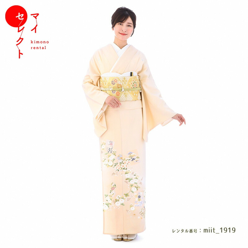 【レンタル】 色留袖 レンタル 夏用 単衣 色留袖 レンタル 五つ紋 着物レンタル miit_1919 往復送料無料 留袖 叙勲式 結婚式 母 着物 着物 レンタル お宮参り 母親 祖母 留袖レンタル レンタル衣装 親族 レンタル留袖 着物セット
