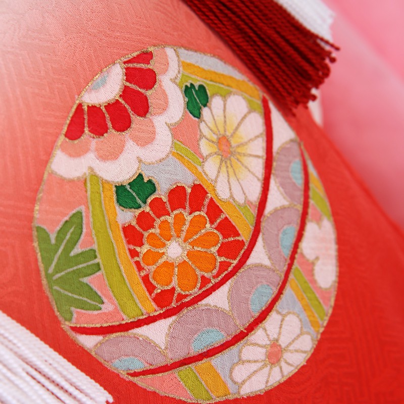 楽天市場 七五三 着物 3歳 正絹 レンタル 女の子 被布 Msg3 0148 往復送料無料 白 ピンク 赤 レトロ フルセット 着物レンタル 草履 衣装 レンタル着物 モダン セット 三歳 子供 子ども 753 七五三着物 着付け 髪飾り ショール 古典 巾着 レンタル レンタル衣裳 マイ