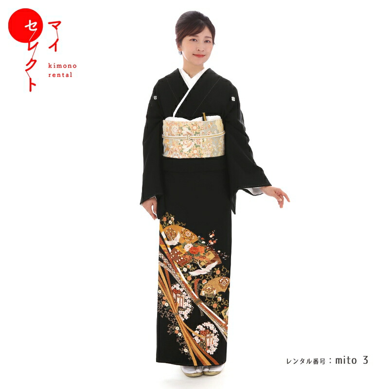 楽天市場】【レンタル】 留袖 mito_16 北259 洋花 高級 正絹 フル