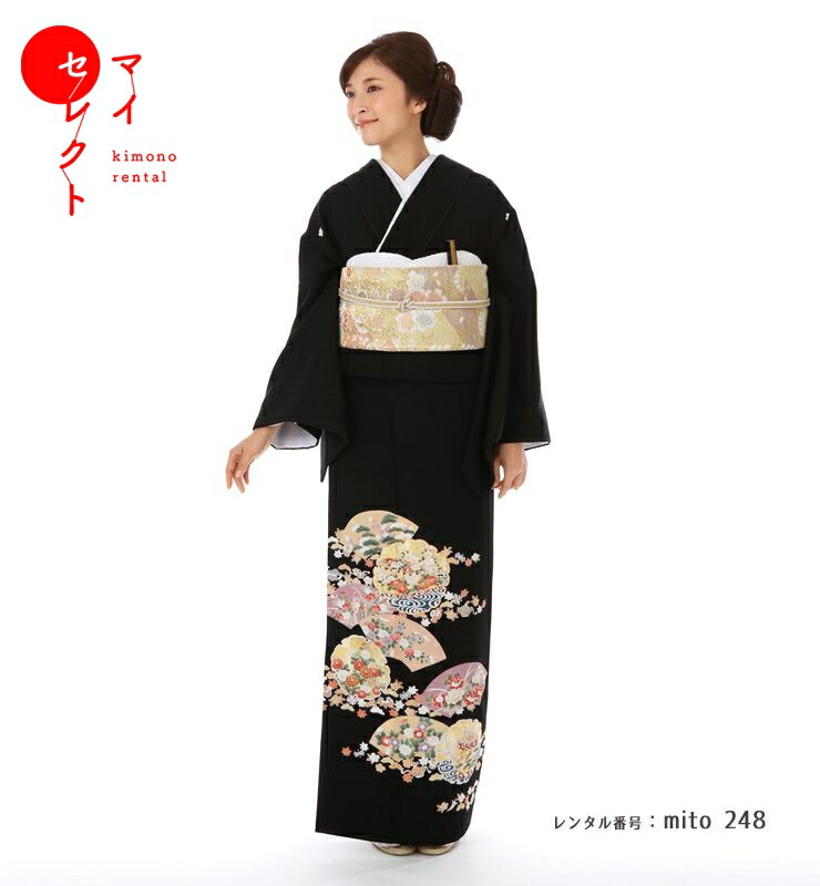 訳あり特価品　波と鶴の刺繍　黒留袖リメイク　着物ジャンバー　男女兼用 4f935975f3357ae3eceebc195e1a9c