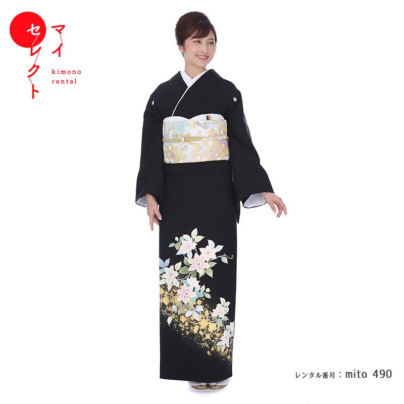 A53限定価格！☆used美品☆ 結婚式 金彩 豪華 黒留袖6点セット mito_490_1.jpg