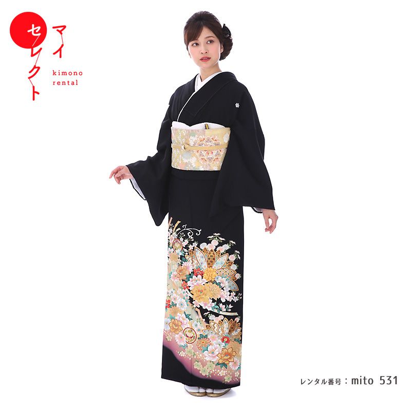 ￼色留め、訪問着、身丈￼ ￼ ￼ ゆき￼ 身幅ゆったりサイズ お茶席のきもの － 色留袖・訪問着・付下げ - 銀座きもの青木