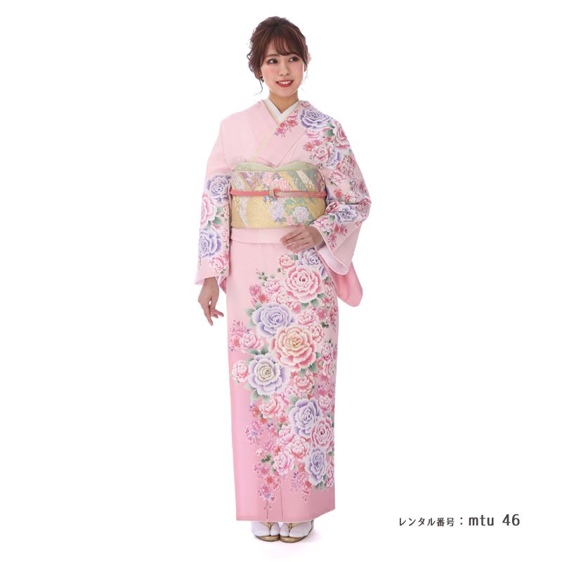 【レンタル】 訪問着レンタル 着物レンタル mtu_46 NP-8 ピンク 往復送料無料 七五三 入学 卒業 お宮参り 着物 母親 祖母 結婚式 レトロ ピンク レンタル着物 着物 レンタル フルセット 和服 服装 礼服 着物セット 訪問着レンタル 付下げ 親族 753