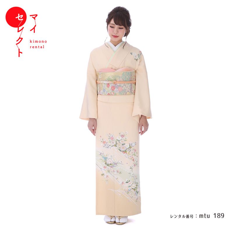 七五三　正絹　着物　草履　小物セット 七五三 着物 7歳向け ブランド 草履バッグセット JAPAN STYLE