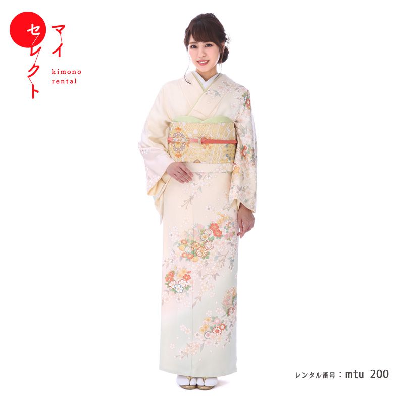 【レンタル】 訪問着 レンタル 正絹 結婚式 mtu_200 訪問着 雪輪花丸春錦 クリーム×瓦覗 往復送料無料 七五三 卒業式 母 着物 お宮参り 母親 着物レンタル レトロ 訪問着レンタル 入学式 祖母 フルセット レンタル着物 モダン ママ コーデ 入学 卒業