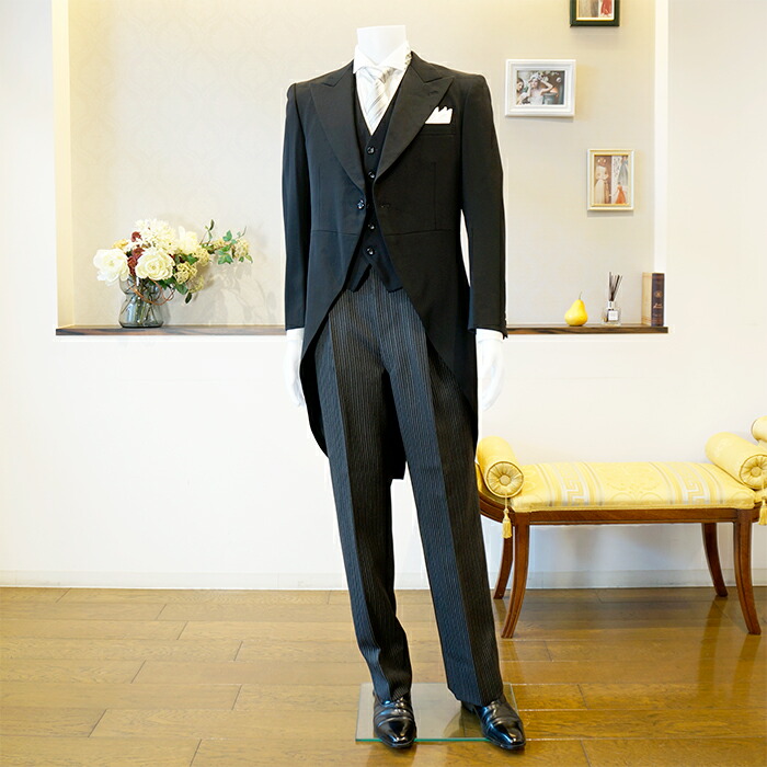 モーニング レンタル レギュラーモーニング一式 身長 レンタル 男性用 礼服 正礼装 結婚式 披露宴 入学式 卒業式 新郎 父 仲人 教職員 冠婚葬祭 豊富なサイズをご用意 細身 ふくよか 往復送料無料 一部地域を除く Sermus Es