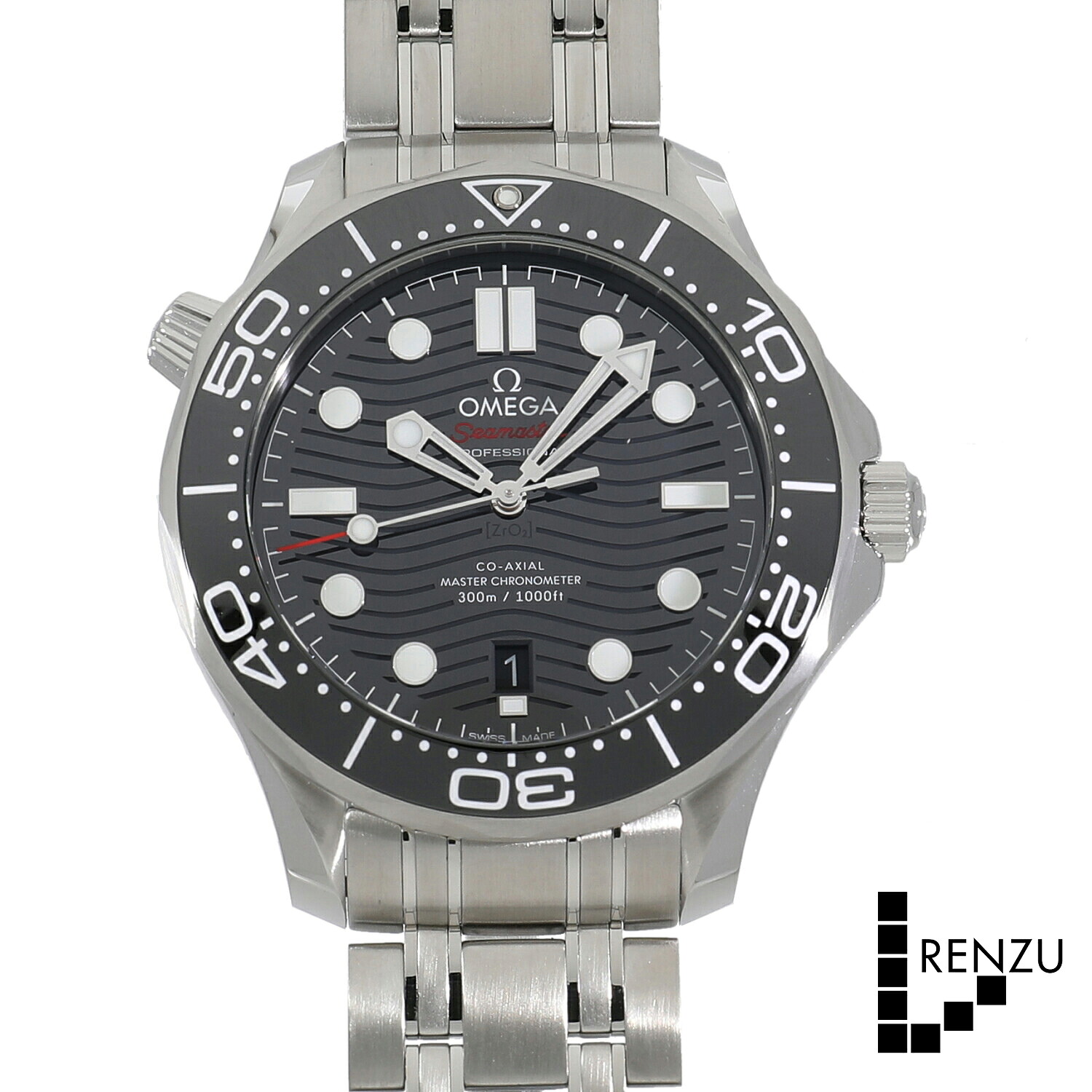 [新品]オメガ シーマスターダイバー300m コーアクシャル マスター クロノメーター 42mm 210.30.42.20.01.001 ブラック メンズ 送料無料 腕時計 【ローン48回無金利】｜れんず 店