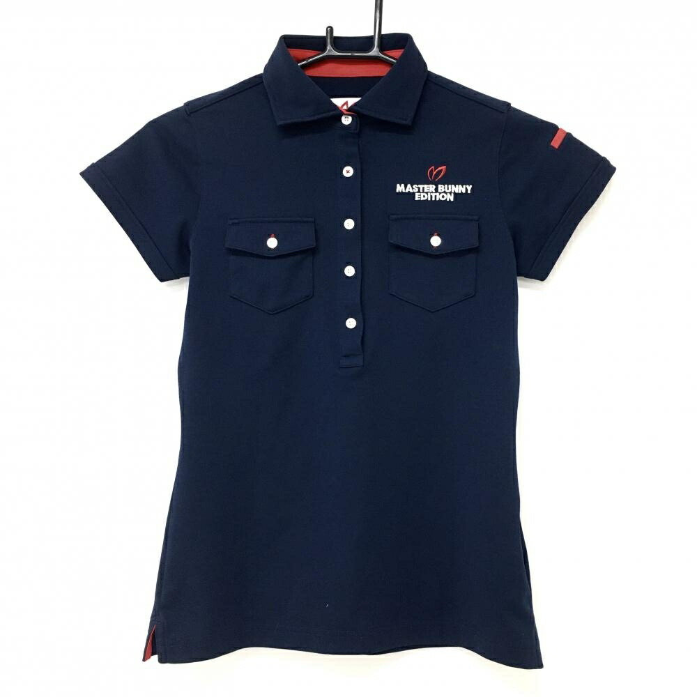 楽天市場】マスターバニー 半袖ポロシャツ ネイビー スパンコールロゴ