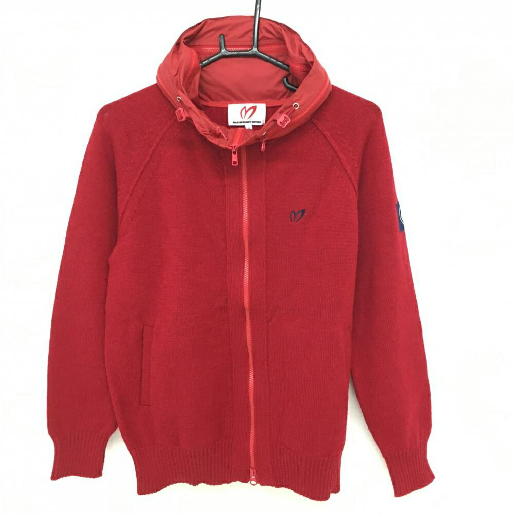 楽天市場】【美品】マスターバニー ニットジャケット 白 ロゴ刺しゅう