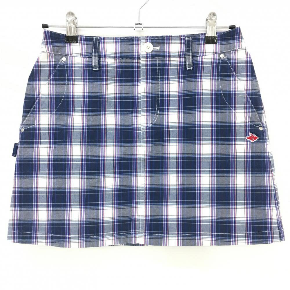 【極美品】パーリーゲイツ スカート 白 地模様 共布ベルト付き サイズ 00 極美品】パーリーゲイツ スカート 白 地模様 共布ベルト付き