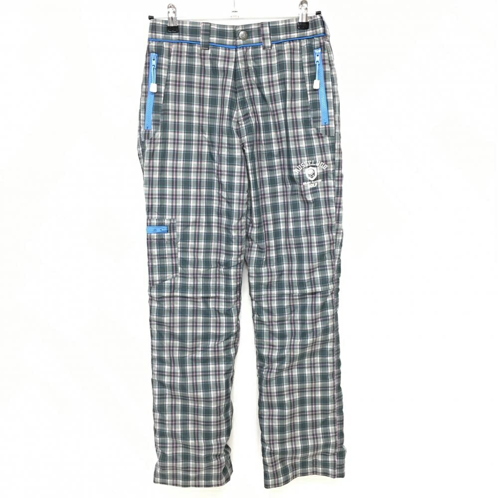 楽天市場】【美品】ラッセルノ パンツ ネイビー×白 裏起毛 プリント