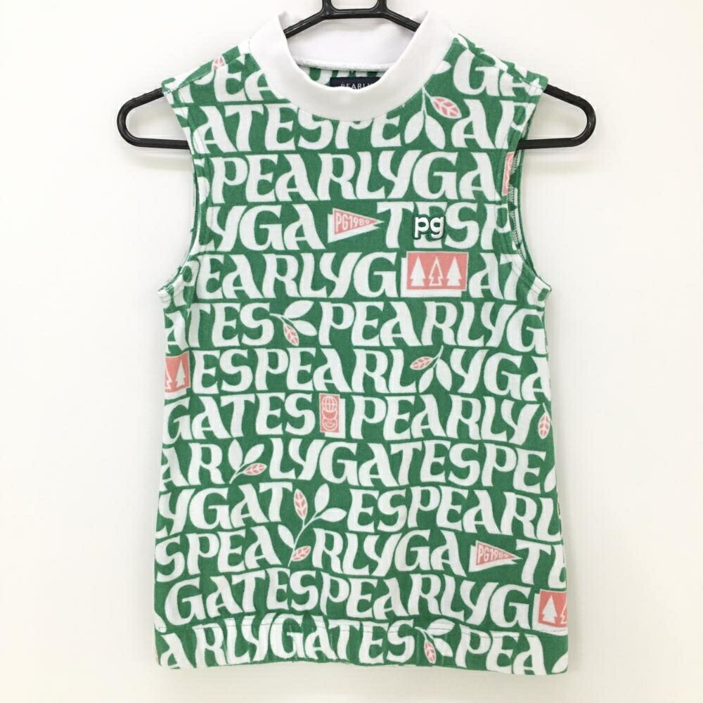 楽天市場】PGG パーリーゲイツ ノースリーブハイネックシャツ 白×黒 裾