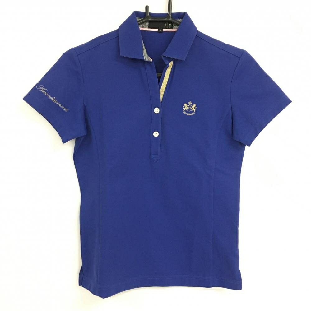 楽天市場】23区 半袖ポロシャツ レッド×白 襟、袖ライン レディース II