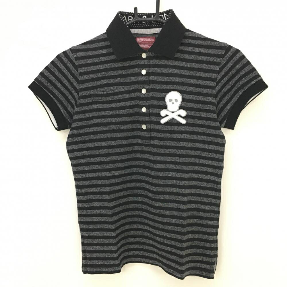未使用級/現行 マークアンドロナ ポロシャツ スカル 星 メッシュ 吸汗速乾 1240101461136_2.jpg