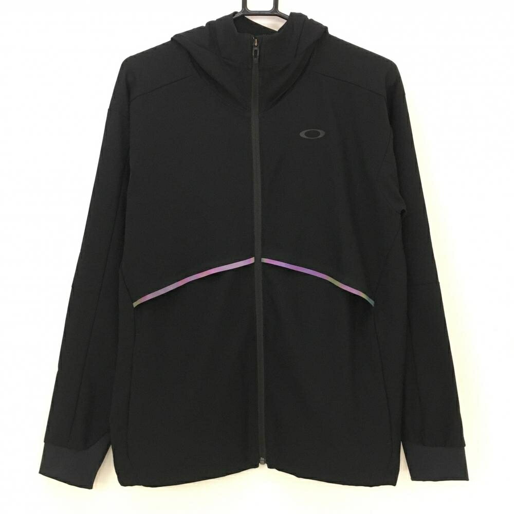 楽天市場】オークリー ジップパーカー グレー×黒 袖・サイドライン