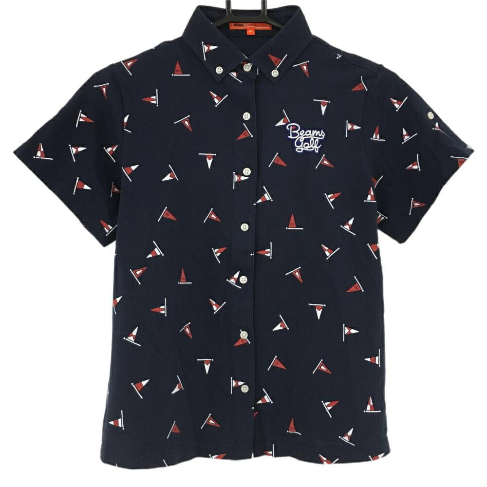 パーリーゲイツ　ボーダー　ポロシャツ　レディース　ニコちゃん　スマイル　半袖 楽天市場】パーリーゲイツ 半袖ポロシャツ ネイビー ニコちゃん