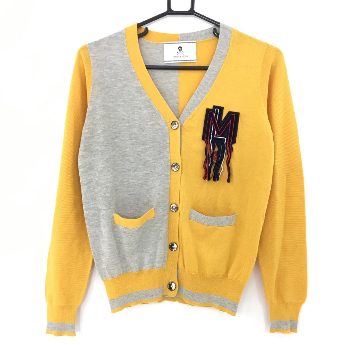 楽天市場】【美品】マークアンドロナ カーディガン ネイビー×グレー