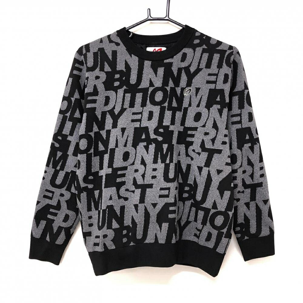 マスターバニー ラメ ニット ゴルフ レディース MASTER BUNNY EDITION 【超美品】マスターバニー セーター レッド×黒